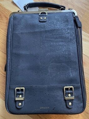 Laflore Black Leather-Style Bag